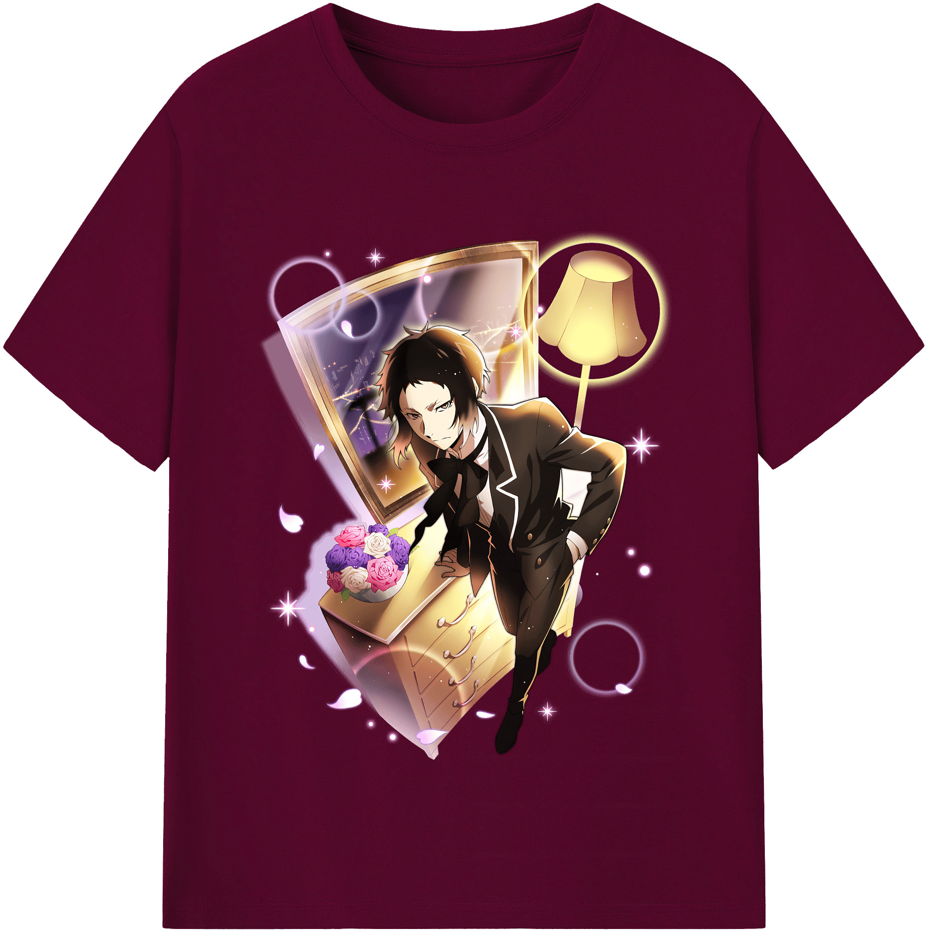 （画像用） 文豪ストレイドッグス Bungo Stray Dogs レディースカジュアルプリントTシャツ（綿100％）